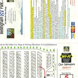 Bellingham RV Park - Park layout