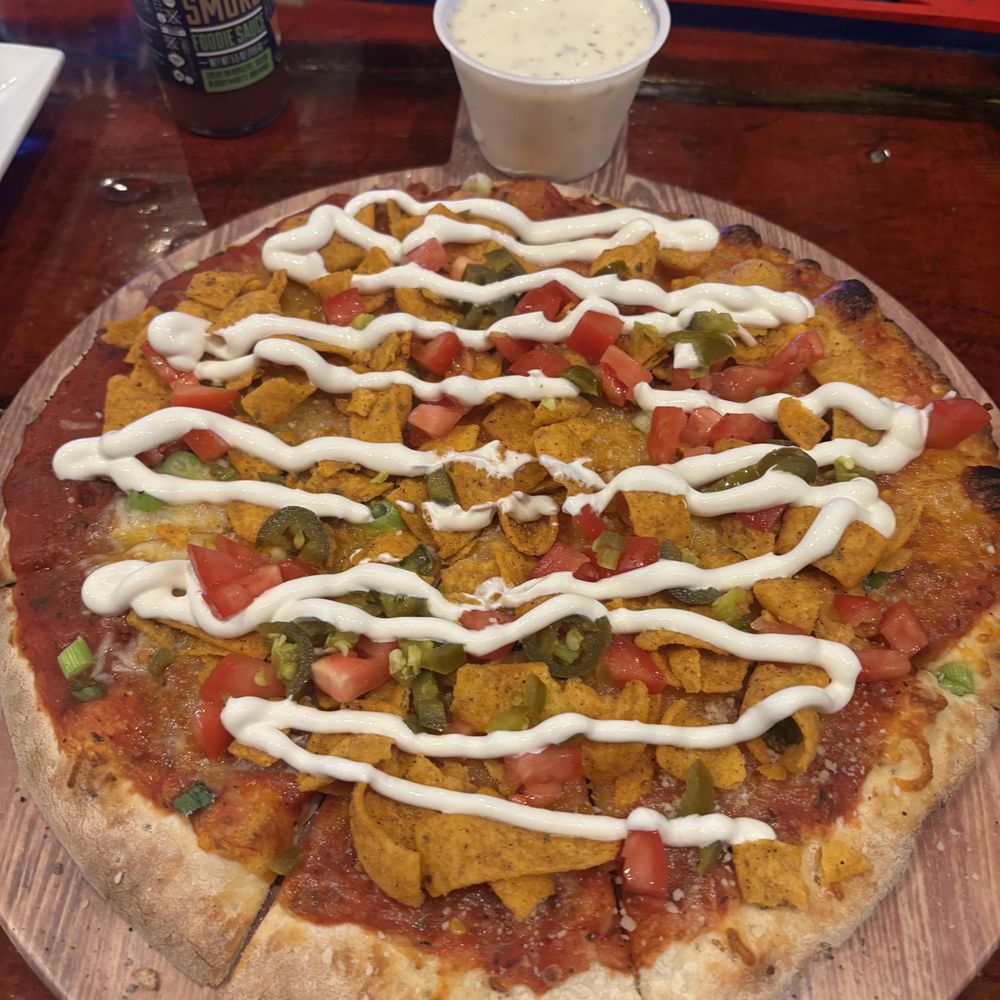 Paddle Hard Brewing - Frito Pie Pizza (special) $15.00 - Breweries Near Me - Grayling, Michigan