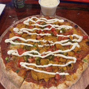 Paddle Hard Brewing - Frito Pie Pizza (special) $15.00 - Breweries Near Me - Grayling, Michigan