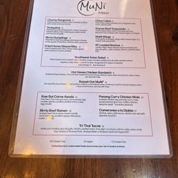 Menu Menu