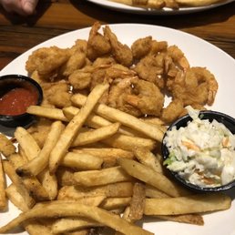 35 Shrimp with fries.