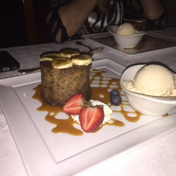 Grill 225 - Banana bread pudding and ice cream-AMAZING - Steakhouses Near Me - Charleston, South Carolina