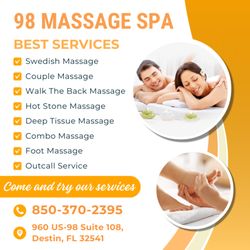 98 Massage Spa - Check out our services and benefits