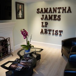 Samantha James Salon - A posh and welcoming waiting/ relaxing area.