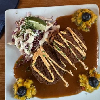 Castaways - Caribbean Dungeness Crab Cakes - Cajun/Creole Near Me - Cannon Beach, Oregon Castaways - Caribbean Dungeness Crab Cakes - Cajun/Creole Near Me - Cannon Beach, Oregon