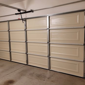 On Rails Garage Doors - After repair (inside) - Garage Door Services Near Me - Long Beach, California On Rails Garage Doors - After repair (inside) - Garage Door Services Near Me - Long Beach, California