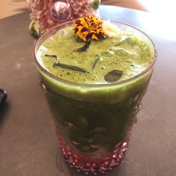 Holy Matcha - Strawberry Matcha Latte with almond milk - Tea Rooms Near Me - San Diego, California Holy Matcha - Strawberry Matcha Latte with almond milk - Tea Rooms Near Me - San Diego, California