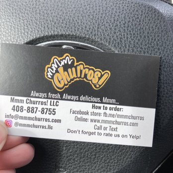 Mmm Churros - They have so many ways to order! FB marketplace, order online, or give them a call! - Desserts Near Me - Hollister, California Mmm Churros - They have so many ways to order! FB marketplace, order online, or give them a call! - Desserts Near Me - Hollister, California