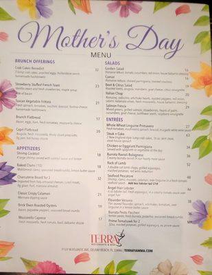 Menu photo 1 Terra Ristorante & Bar Delray Beach, FL Menu photo 1 Terra Ristorante & Bar Delray Beach, FL