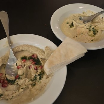 Levant - Baba Ganoushand Classic Hummus Warm Pita - Gluten-Free Near Me - Los Angeles, California