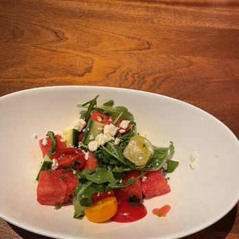 Seasons 52 - Watermelon tomato salad - New American Near Me - Houston, Texas