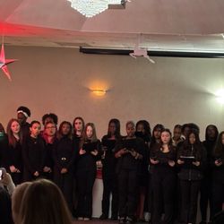 Knights of Columbus - Dear Park HS Choir sang Christmas Carols for us -  Awesome !