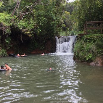 Princeville Ranch - Swimming hole--lunchtime break - Horseback Riding Near Me - Princeville, Hawaii