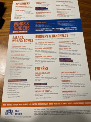 Menu photo 2 Dave & Buster's Glendale Glendale, AZ