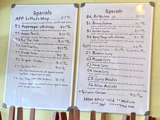 Menu photo 6 Thai Chef Oregon City, OR