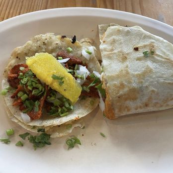 Vallarta Eats - Al pastor taco and quesadilla - Food Tours Near Me - Puerto Vallarta, JAL Vallarta Eats - Al pastor taco and quesadilla - Food Tours Near Me - Puerto Vallarta, JAL