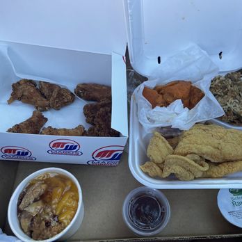Mario's Westside Market - $19.99 combo meal- Catfish, chicken wings, dirty rice and yams. Peach cobbler for dessert! - Grocery Near Me - Las Vegas, Nevada Mario's Westside Market - $19.99 combo meal- Catfish, chicken wings, dirty rice and yams. Peach cobbler for dessert! - Grocery Near Me - Las Vegas, Nevada
