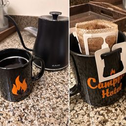 Campfire Hotel - Cute little pour over coffee. Loved this! - Hotels Near Me - Bend, Oregon