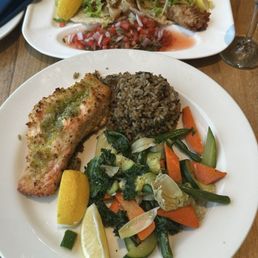Dos Fish Tacos Pesto butter Salmon Dos Fish Tacos Pesto butter Salmon