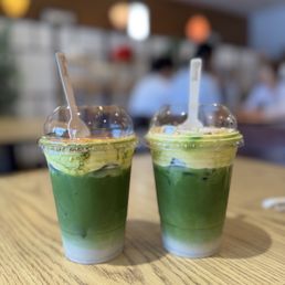 Banana Matcha Latte Banana Matcha Latte