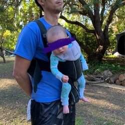 Maria Coronado  - The Mama Coach - Baby sleeping in a carrier
