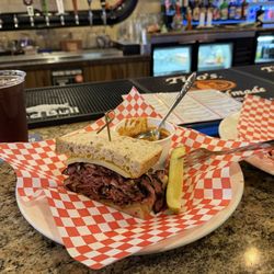 Tony's Original Deli And Bottle Shop - Bar top - great food! Great selection of local beer!
