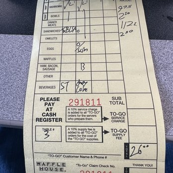 Waffle House - Crappy server - Breakfast & Brunch Near Me - Benson, North Carolina