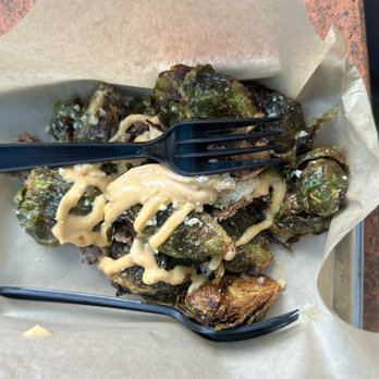 Hops & Hounds - Browned Brussel Sprouts - Dog Parks Near Me - San Antonio, Texas