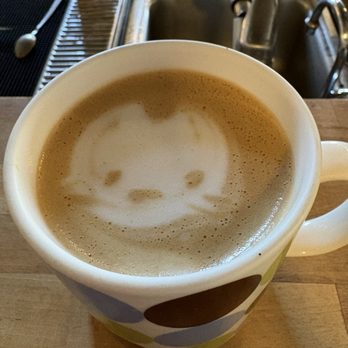 Madrona Hill Cafe - Nadia's cute cat latte. Wish that was my drink. - Bakeries Near Me - Portland, Oregon