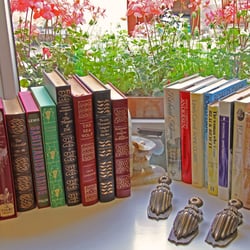Logie Steading Art Gallery - This is an image of gorgeous books in the secondhand bookshop