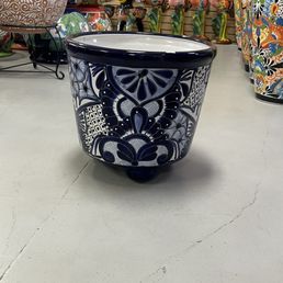 Talavera pot blue/white Talavera pot blue/white