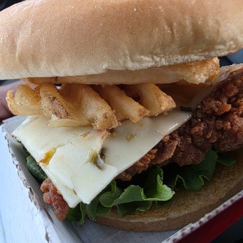 Chick-fil-A - Spicy Deluxe Sandwich - Fast Food Near Me - Seal Beach, California Chick-fil-A - Spicy Deluxe Sandwich - Fast Food Near Me - Seal Beach, California