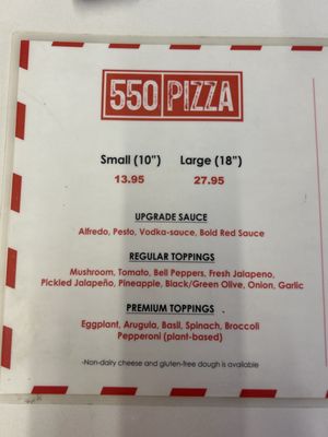 Menu photo 5 550 Pizza Los Angeles, CA Menu photo 5 550 Pizza Los Angeles, CA