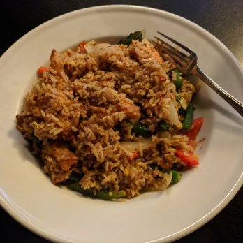 Red Curry Thai - Spicy salmon fried rice - Thai Near Me - Marietta, Georgia
