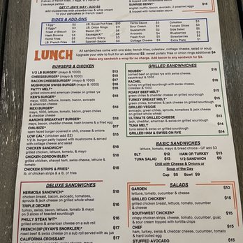 Jen's Seventh Ave Cafe - Menu - Breakfast & Brunch Near Me - Prescott Valley, Arizona