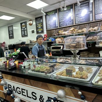 Bayside Bagels And Deli - Owner and employees working hard - Bagels Near Me - Queens, New York