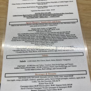 The Serving Spoon - Menu as of 7/19 - Breakfast & Brunch Near Me - Inglewood, California