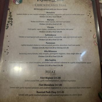 Monalisia - Italian Near Me - Williamstown, New Jersey Monalisia - Italian Near Me - Williamstown, New Jersey