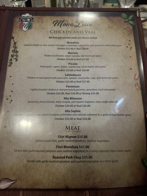 Menu photo 1 Monalisia Williamstown, NJ Menu photo 1 Monalisia Williamstown, NJ