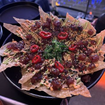 Cosm Dallas - TUNA WONTON NACHOS - Venues & Event Spaces Near Me - The Colony, Texas