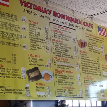Victoria's Borinquen Cafe - Puerto Rican Near Me - Homestead, Florida
