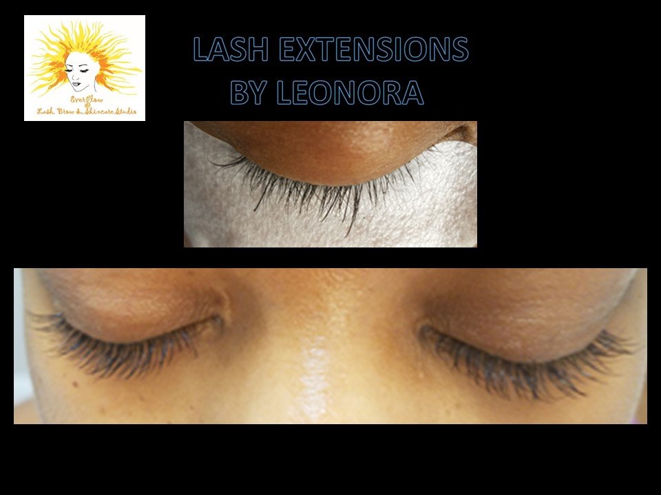 EYELASH EXTENSIONS By Leonora Logo