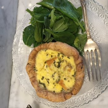 Ellie's - Sweet potato and Rosemary quiche with a sided baby spinach salad. - Breakfast & Brunch Near Me - Providence, Rhode Island Ellie's - Sweet potato and Rosemary quiche with a sided baby spinach salad. - Breakfast & Brunch Near Me - Providence, Rhode Island