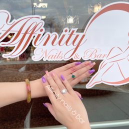Exterior outside entrance of MNTY Nail Bar - Purple Nails with Gradient design - San Jose, California Exterior outside entrance of MNTY Nail Bar - Purple Nails with Gradient design - San Jose, California