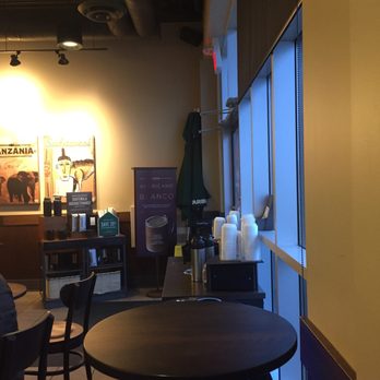 Starbucks - Entrance and some seating - Coffee & Tea Near Me - Calgary, Alberta