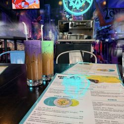 Quán Hapa - Ube Cold Foam Iced Coffee and Pandan Cold Foam Iced Coffee