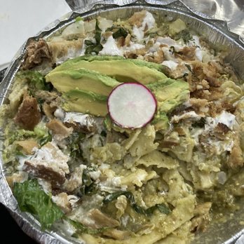 Haab - Seitan Vegan Chilaquiles en salsa verde - Mexican Near Me - Brooklyn, New York