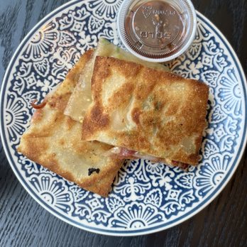 Any Day Now - Bacon Egg and Cheese X Scallion Pancake - Coffee & Tea Near Me - Washington, DC, District of Columbia