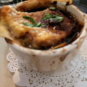 Wence's - Cup of French onion soup - New American Near Me - Pleasant Hill, California