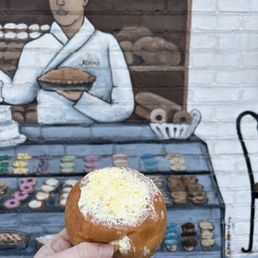 Buttercream filled donut